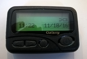 De nieuwe pager, model Galaxy